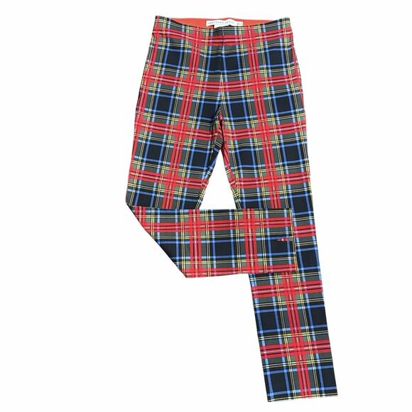 NWOT Gretchen‎ Scott GripeLess Pull On Pant. Sz Medium Elastic Waist. Plaid - Picture 5 of 10